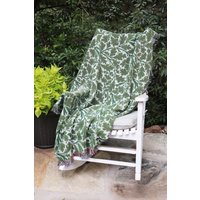 Eiche - Kunst Und Handwerk William Morris Baumwollgewebter Deckenüberwurf Made in Den Usa von PureCountryWeavers
