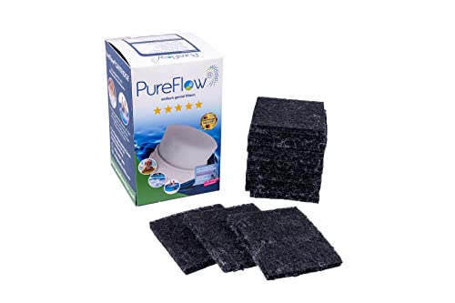 PureFlow Aktivkohlefilter 100g gegen unangenehme Gerüche und Biofouling, Ideal gegen Mikrobiologie in Pools, Whirlpools und Aquaristik, Zusatz für Filtermaterial von PureFlow