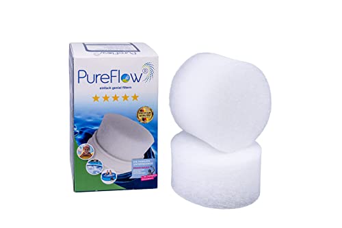 PureFlow Filterkartusche Cartridge Ø13 (2 Filter), ideal für Filterkartuschen, passt für Gr. II Typ 58094, Gr. III Typ 58012 der Firma Bestway und für Filter A/H der Firma Intex, von PureFlow