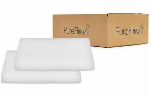 PureFlow Nature Filtertafeln Maxi, Filtertafeln, Vielfältigkeit durch Selbstzuschnitt, ideal für Aquarien, Brunnen, Teiche, Zisternen, Regenfässer u.v.m. von PureFlow