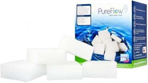 PureFlow Poolfilter, 320g ersetzen 32kg Sand- oder Glasfilter in Filteranlagen, ideal für Pool, Whirlpool, Framepool und Filterballs von PureFlow