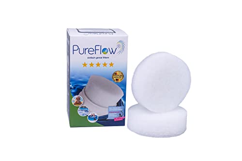 PureFlow 2 Skimmerfilter Nr.13 - Effektiver Vorfilter für Pools – Entfernt 99,9% Insekten & Schmutz – Schützt Hauptfilter vor Verunreinigungen – Chlorfreie Desinfektion – Für Körbe mit 12cm BodenØ von PureFlow