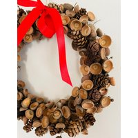 Advent Winter Weihnacht Kranz Türkranz Eicheln & Zapfen Ca. 26 cm Advent Winter Weihnacht Kranz Türkranz Eicheln & Zapfen Ca. 26 cm von PureHappyMinimalism