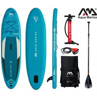 Aqua Marina All-Around SUP Board 315x79 cm mit Reißverschlussrucksack Double Action-Pumpe LIQUID AIR von PureHaven