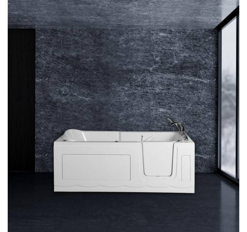 PureHaven Badewanne Seniorenbadewanne Sitz- und Whirlpool 150x75cm od. 170x75cm von PureHaven
