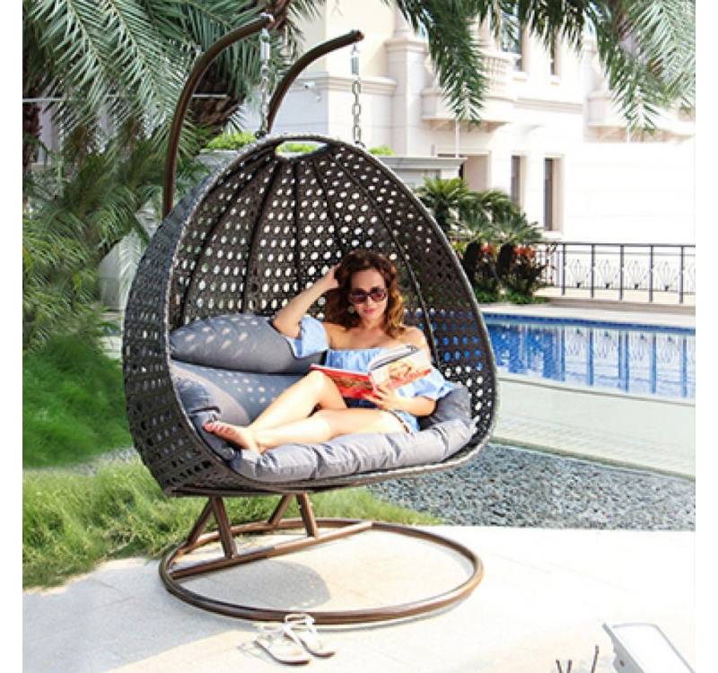PureHaven Hängesessel Maui für 2 Personen 145x120x202 cm von PureHaven