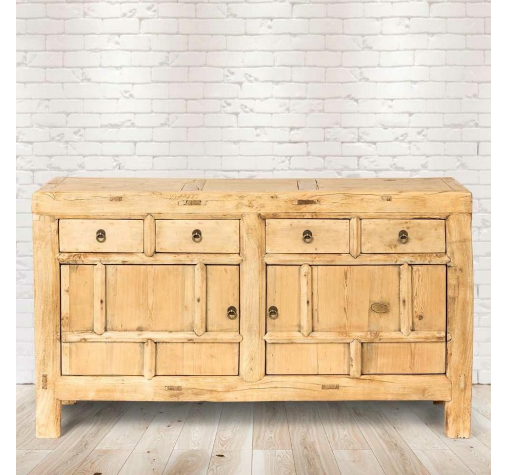 PureHaven Kommode 156x40x81 cm im Vintage Style massive Kommode, Keine Massenware – jedes Möbelstück ist einzigartig in Farbe PureHaven Kommode 156x40x81 cm im Vintage Style massive Kommode, Keine Massenware – jedes Möbelstück ist einzigartig in Farbe von PureHaven
