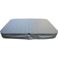 Thermoabdeckung 215x215 cm verschließbar mit Schnallen windsicher perfektes Ablaufsystem für Regen und Schnee faltbar in der Mitte von PureHaven