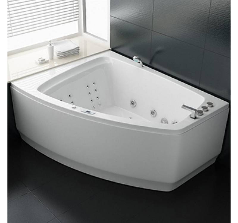 PureHaven Whirlpool 180x140 cm Reinigungsprogramm & Lichttherapie modernes Design von PureHaven