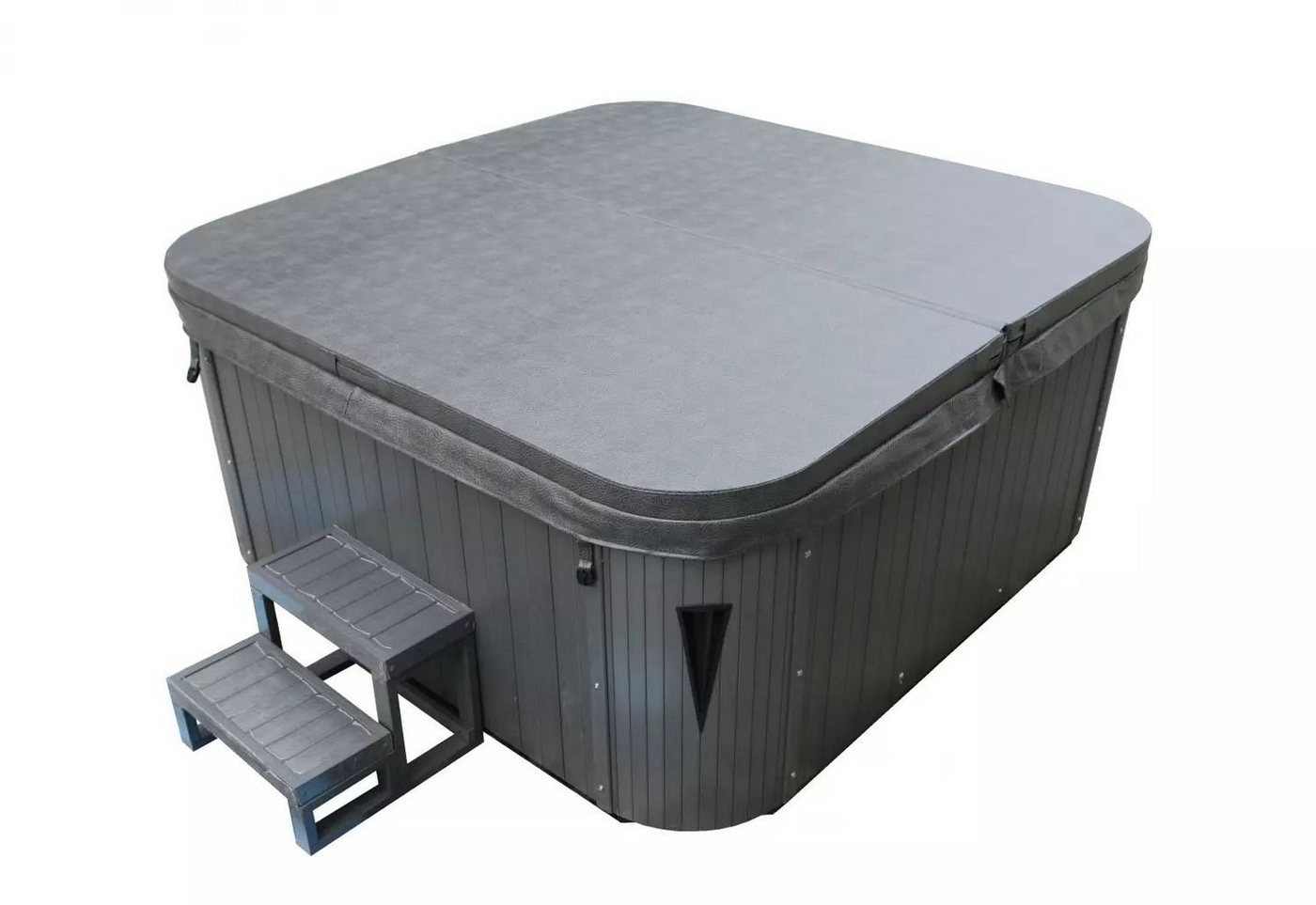 PureHaven Pool-Abdeckplane Thermoabdeckung 230x230 cm verschließbar mit Schnallen windsicher von PureHaven