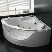 Whirlpool 150x150 cm Lichttherapie, Bluetooth, Heizung, Reinigung, Design von PureHaven