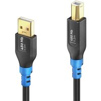 PureLink FlexInstall USB-A auf USB-B Kabel USB 2.0 480Mbps 0.30m von PureLink