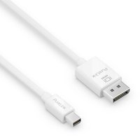 PureLink Mini DisplayPort auf DisplayPort Kabel - 4K60 - iSerie - weiß - 1,50m von PureLink