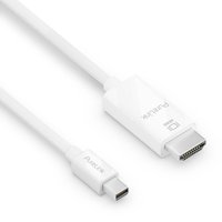 PureLink Mini DisplayPort auf HDMI Kabel - 4K60 - iSerie - weiß - 1,50m von PureLink