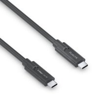 PureLink USB-C auf USB-C Kabel - 3.1 Gen 1, 3A/5V/60W, 5G, DP Alt Mode - iSerie - schwarz - 1,50m von PureLink