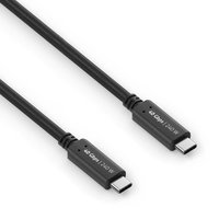 PureLink USB-C auf USB-C Kabel - USB4 Gen 3x2, 5A, EPR 240W, 40G, DP Alt Mode - iSerie - schwarz - 0,50m von PureLink
