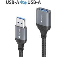 Sonero USB 3.0 Kabel - A/A Verlängerung - Aluminium - space grey/schwarz - 2,00m von sonero