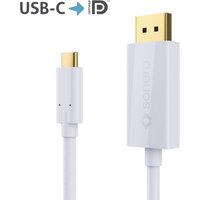 Sonero USB-C auf DP Kabel - 2,00m - weiß von sonero
