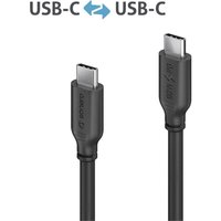 Sonero USB-C auf USB-C Ladekabel - USB 2.0, 60W PD - schwarz - 3,00m von sonero