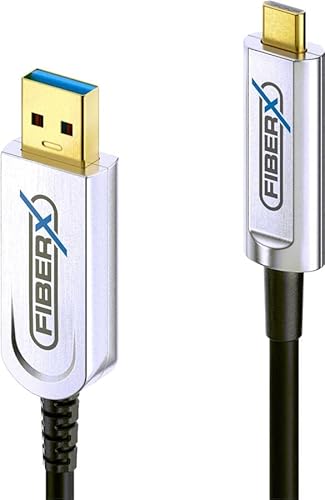 PureLink FiberX Serie - USB 3.1 Glasfaser Kabel - USB-A USB-C - 12m von PureLink
