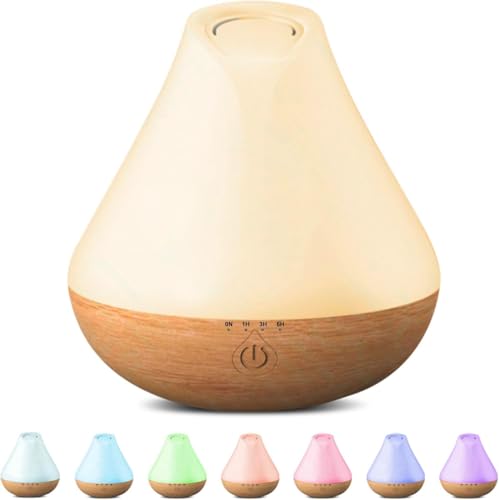 PureMist Aroma Diffuser 100ml für Ätherische Öle: Kleiner Ultraschall Luftbefeuchter Schlafzimmer mit 4 Timer - Lufterfrischer mit 7-farbigem LED PureMist Aroma Diffuser 100ml für Ätherische Öle: Kleiner Ultraschall Luftbefeuchter Schlafzimmer mit 4 Timer - Lufterfrischer mit 7-farbigem LED von PureMist