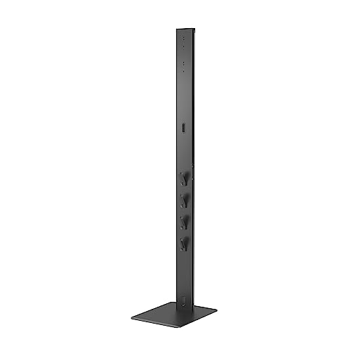 PureMounts Staubsaugerständer mit angeschrägter Bodenplatte für Saugroboter, kompatibel mit Dyson V6, V7, V8, V10, V11, V12, V15, schwarz von PureMounts