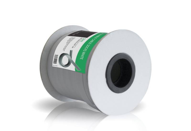 PureMounts Geflechtschlauch PureMounts® - Kabelschlauch PM-SOCKS-20G-50 Polyester 50m grau, dehnba von PureMounts