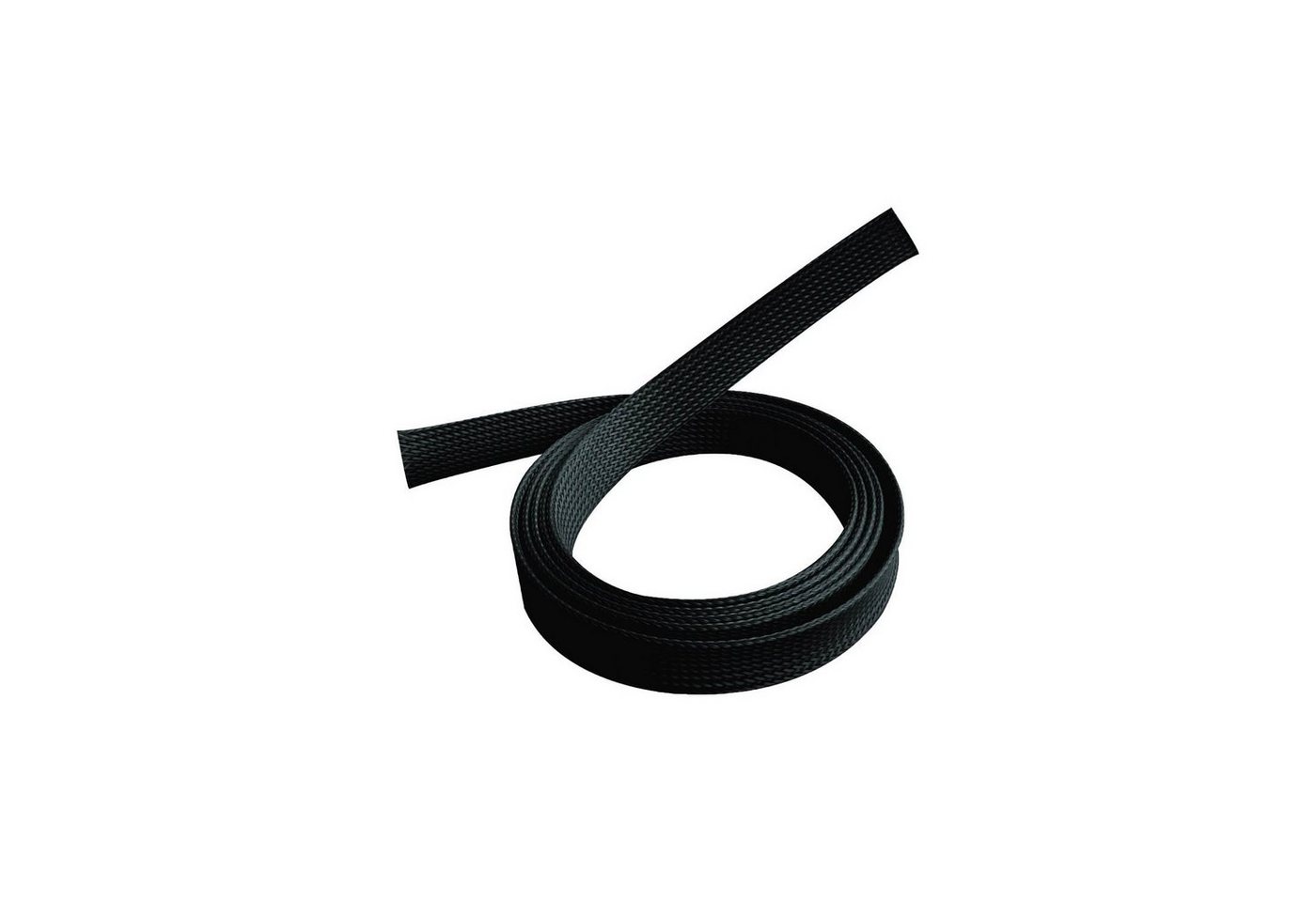 PureMounts Geflechtschlauch PureMounts® - Kabelschlauch PM-ZCCS-SOCKS-20B Polyester 1,80m Schwarz von PureMounts