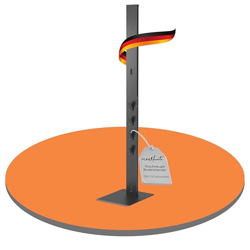 PureMounts Staubsaugerständer mit angeschrägter Bodenplatte für Saugroboter, kompatibel mit Dyson V6, V7, V8, V10, V11, V12, V15, Gen5, schwarz von PureMounts
