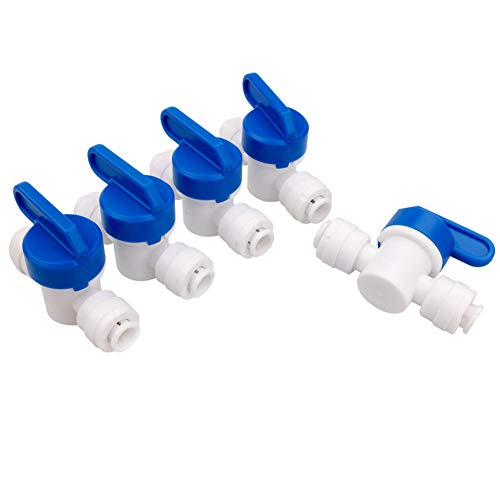puresec 2017 hv3838 Mini weiß Kunststoff Quick Fitting Gerader Inline Abschaltung Ball Ventil Hand für Tubing OD 320,3 cm X 320,3 cm verwendet für RO System Kühlschrank Ice Maker Kaffeemaschine puresec 2017 hv3838 Mini weiß Kunststoff Quick Fitting Gerader Inline Abschaltung Ball Ventil Hand für Tubing OD 320,3 cm X 320,3 cm verwendet für RO System Kühlschrank Ice Maker Kaffeemaschine von PureSec