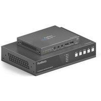 PureTools - 18Gbps USB-C KVM-Switcher mit Dante und Multiview, 4K (60Hz 4:4:4) über USBC / HDMI+USB, inkl. Multiview und von PureTools