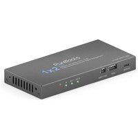 PureTools - 1x2 HDMI2.1 Splitter - 48Gbps - 8K (60Hz 4:2:0) 12 bit, Audio De-Embedding und Signal Management von PureTools