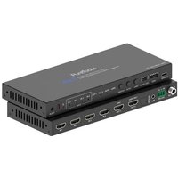 PureTools - 4x1 HDMI 2.1 Switch - 48Gbps - 8K (60Hz 4:2:0) 12 bit, Audio De-Embedding und Signal Management von PureTools