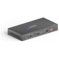 PureTools - 4x2 HDMI Matrix, 4K, HDR Digital und Analog Audio, ARC und RS232 von PureTools