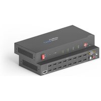 PureTools - HDMI Splitter 1x16, 4K (60Hz 4:4:4), Down-Scaling, Audio und EDID Management von PureTools