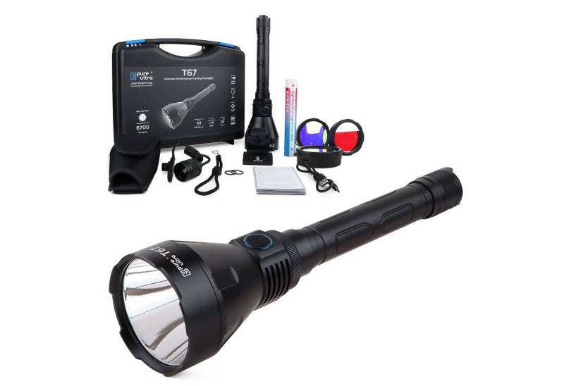PureUltra LED Taschenlampe T67, 1400m Reichweite, 6700Lm, Search & Rescue, Farbfilter für Einsätze PureUltra LED Taschenlampe T67, 1400m Reichweite, 6700Lm, Search & Rescue, Farbfilter für Einsätze von PureUltra