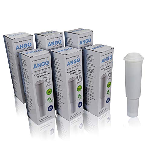 6x Wasserfilterpatronen ersetzen Jura White 60209 / kompatibel mit Jura Impressa, Nespresso, Espresso, Capresso PureWater Kaffeevollautomat Kartusche von PureWater