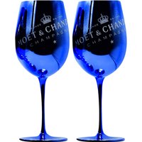 Moet Chandon Glas Blau Imperial Champagner Limited Ibiza Edition Neu 2 Stück von Pureglasses
