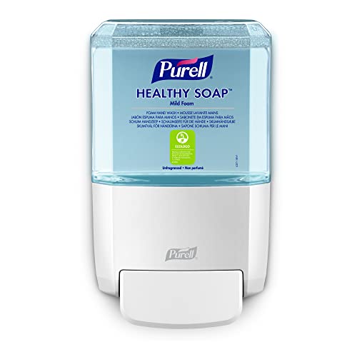 PURELL ES4 MANUELLER SEIFENSPENDER INKL. PURELL Healthy SOAP MILD Foam - SCHAUMSEIFE FÜR DIE HÄNDE NACHFÜLLUNG - Starter KIT, Weiß, 1200 ml von Purell