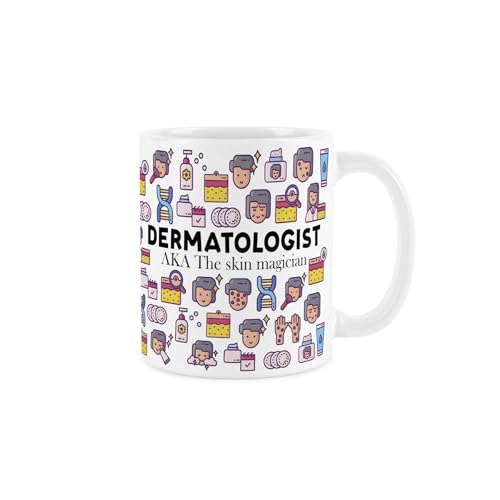 Tasse für Dermatologen – humorvolle Hautpflege, Arzt, Geschenk – Tee/Kaffee, heiße Getränke, weiße Keramiktasse Tasse für Dermatologen – humorvolle Hautpflege, Arzt, Geschenk – Tee/Kaffee, heiße Getränke, weiße Keramiktasse von Purely Home