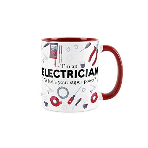 Tasse für Elektriker, lustiges Geschenk für Kaffee/Tee, Weiß Tasse für Elektriker, lustiges Geschenk für Kaffee/Tee, Weiß von Purely Home