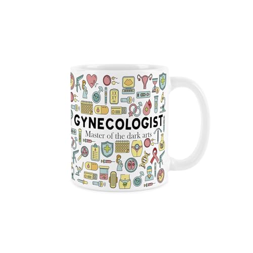 Tasse für Gynäkologen – humorvolle Gesundheitswesen Jobs Themen-Neuheit Geschenke – Tee/Kaffee Heißgetränke weiße Keramiktasse Geschenk von Purely Home