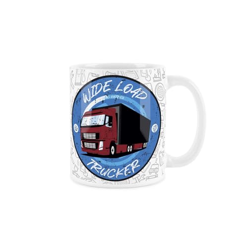 Wide Load Trucker Tasse – Lustige Geschenke für LKW-Fahrer – Neuheit Tee/Kaffee Heißgetränke Tasse Geschenk von Purely Home