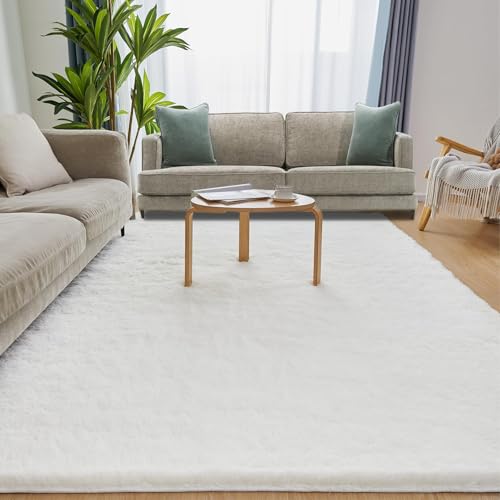 Puremy Wohnzimmer Teppich Flauschiger, Hochflor Teppichen Waschbar & Anti-Rutsch, Langflor Teppiche für Schlafzimmer & Kinderzimmer, Bettvorleger Matte, Beige, 160x220cm Puremy Wohnzimmer Teppich Flauschiger, Hochflor Teppichen Waschbar & Anti-Rutsch, Langflor Teppiche für Schlafzimmer & Kinderzimmer, Bettvorleger Matte, Beige, 160x220cm von Puremy