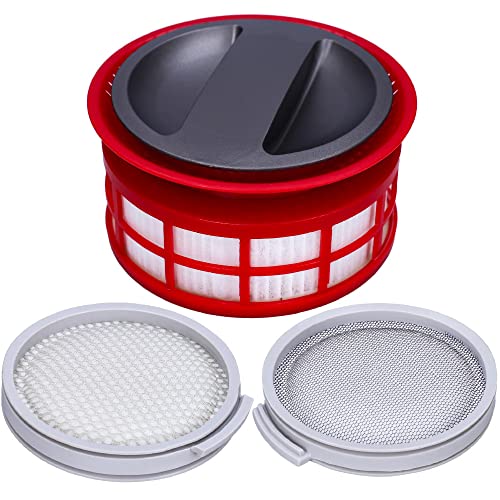 Staubsaugerfilter, Ersatz-Filter-Set für Roborock Staubsauger Kompatibel mit Roborock H6 | 2 Baumwollfilter Vorne + 1 HEPA-Filter Passend für Xiaomi Roborock Kabelloser Handstaubsauger | 1 Satz von Purepower