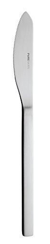 Puresigns ONE Extra Pizzamesser mit scharfem Wellenschliff 23cm Edelstahl Matt Silber 2 Stück Puresigns ONE Extra Pizzamesser mit scharfem Wellenschliff 23cm Edelstahl Matt Silber 2 Stück von Puresigns