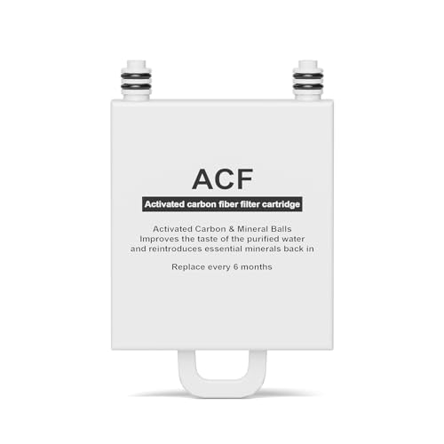 Purewell ACF Ersatz-Nachfilterkartusche für Umkehrosmose-Wasserfiltersystem auf der Arbeitsplatte – alkalisch von Purewell