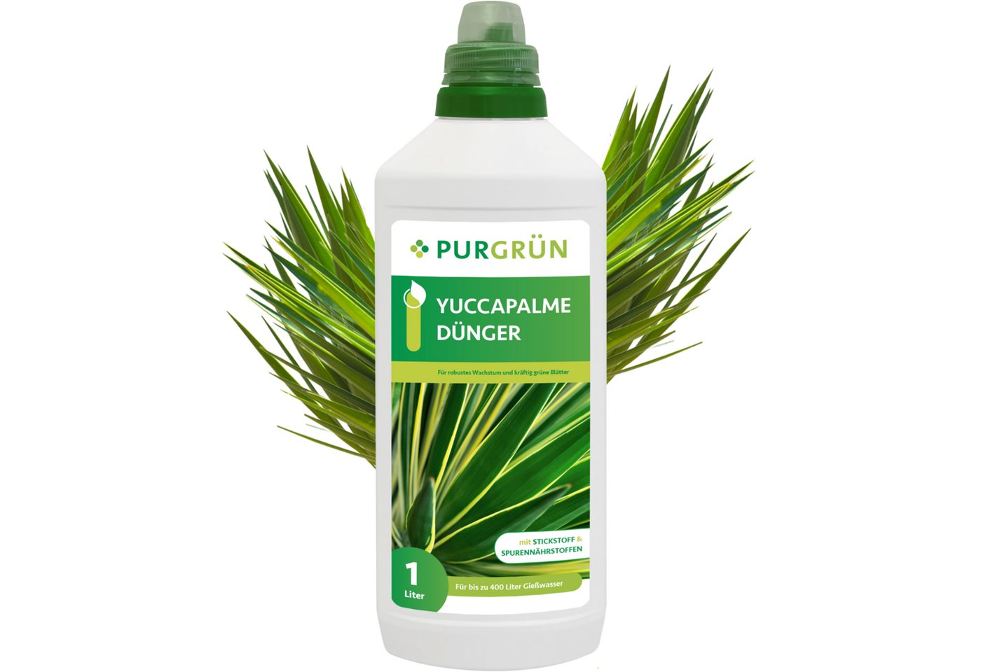 Purgrün Gartendünger Purgrün Yucca Palme Dünger, NPK 10+4+6, für gesunde Palmen, 1L, Flüssigdünger, Mit allen wichtigen Haupt- und Spurennährstoffen Purgrün Gartendünger Purgrün Yucca Palme Dünger, NPK 10+4+6, für gesunde Palmen, 1L, Flüssigdünger, Mit allen wichtigen Haupt- und Spurennährstoffen von Purgrün
