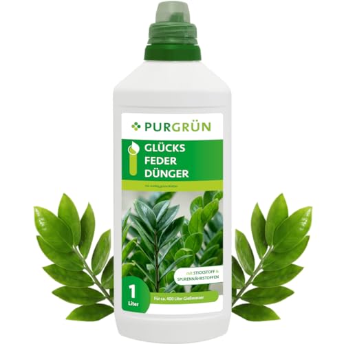 Purgrün Glücksfeder-Dünger 1 Liter von Purgrün