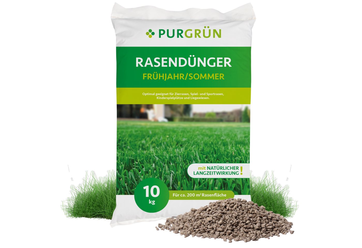 Purgrün Rasendünger, Granulat, 1-St., reicht für ca. 200 m² Gartenfläche Purgrün Rasendünger, Granulat, 1-St., reicht für ca. 200 m² Gartenfläche von Purgrün